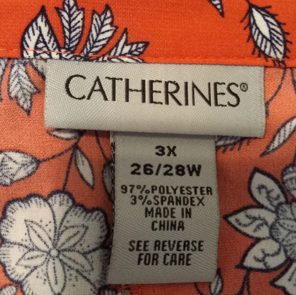 Catherine's Plus Size Floral Blouse - Picture 8 of 8